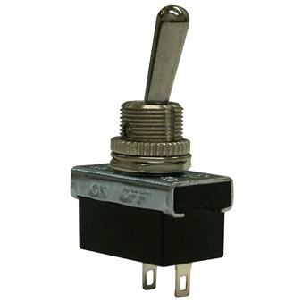 Circuit Test SPST 10A, On-Off, Solder Terminal Toggle Switch